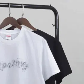 Supreme Cartoon Letter Printed Cotton T-shirt (40 styles)-2796  